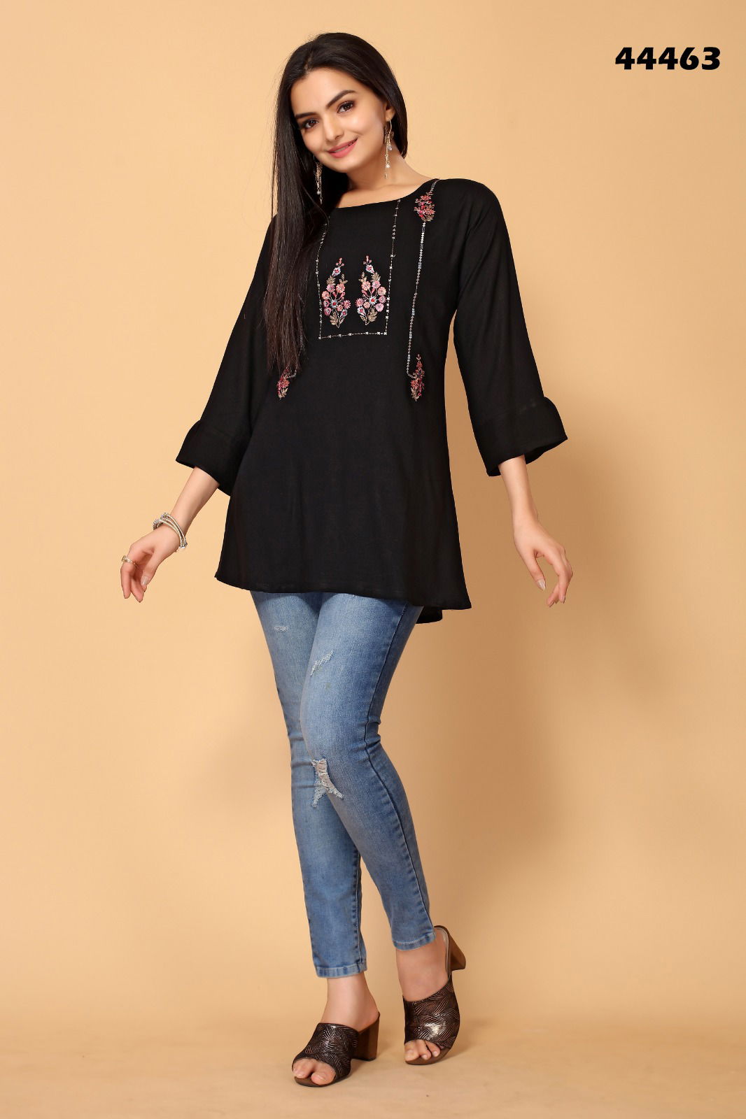 Tarini Vol 06 Rayon Embroidery Ladies Top Catalog